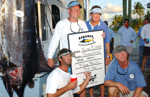 Photo 4 of 4 from 904 lb. Blue Marlin Aboard the Sweetums